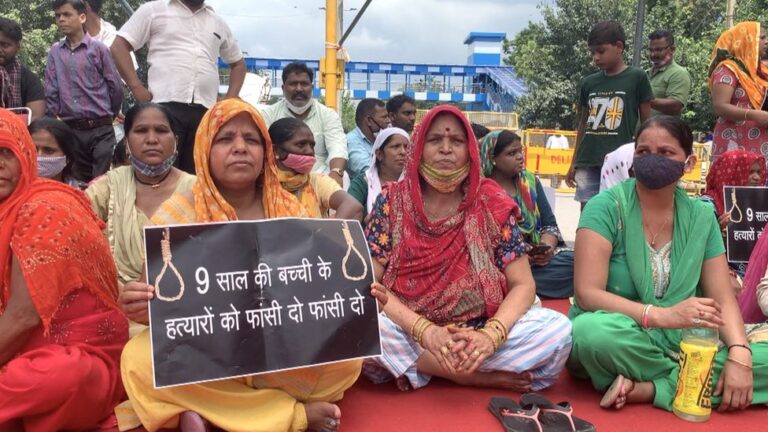 Delhi rape and murder: Indians protest over Dalit girl’s forced cremation