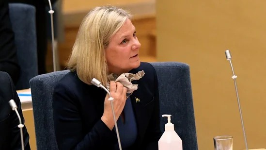 Sweden’s first female prime minister resigns hours after appointment