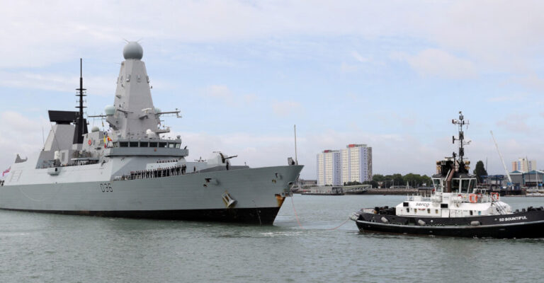 British Navy Demonstrates￼ HMS Defender Capabilities.