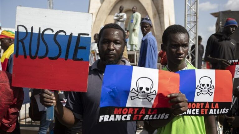 France attacks Russian and Wagner misinformation in Africa.