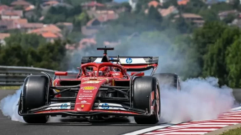 Norris tops Hungarian GP practice as Leclerc crashes