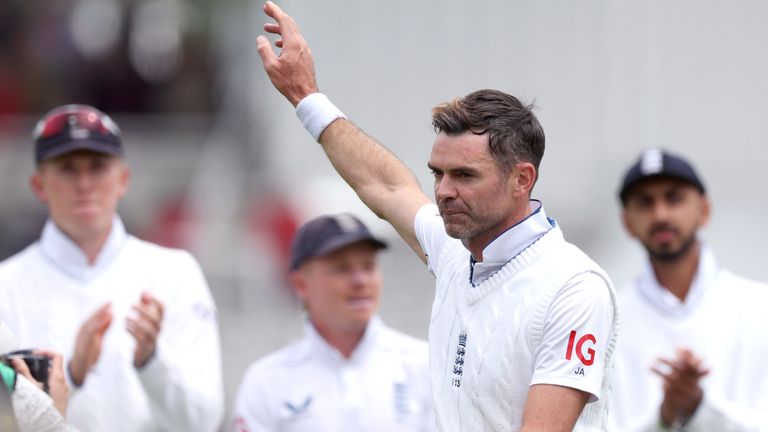 Anderson ends England career in win over Windies